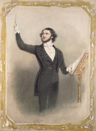 Louis Antoine Jullien by Alfred Edward Chalon
